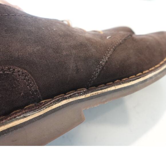 Kenneth Cole Reaction Men's Chukka Dark Brown Suede Leather Lace up Size 11.5 - Picture 8 of 9